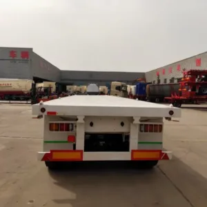 Flatbed semi-trailer 40ft Container Carrier Truck trailer - Waitrosecowes Store