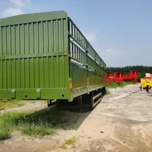 Flatbed Side Wall Truck Trailer - Cargo Fence Semi Trailer for Sale - Waitrosecowes Store