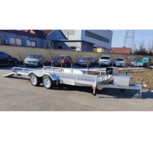 Hydraulic 2 Axle Aluminum Car Trailer 700kg - Waitrosecowes Store