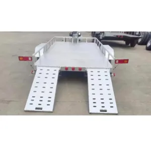 Hydraulic 2 Axle Aluminum Car Trailer 700kg - Waitrosecowes Store