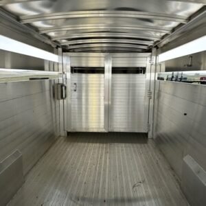New 2024 Hillsboro 24' Livestock Trailer - Three Compartments