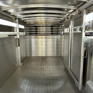 New 2024 Hillsboro 24' Livestock Trailer - Three Compartments