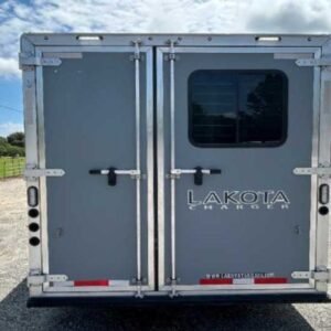 New 2024 Lakota 8313RKBGLQ Charger 3 Horse Trailer with 13' Short Wall
