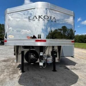 New 2024 Lakota 8313RKBGLQ Charger 3 Horse Trailer with 13' Short Wall