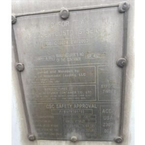 Refrigerator Container Daikon -40ft