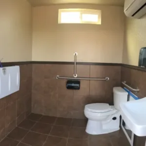 Shipping Container Restroom (Conex Portable Bathroom) - M-W Containers