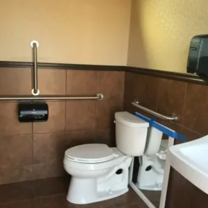 Shipping Container Restroom (Conex Portable Bathroom) - M-W Containers