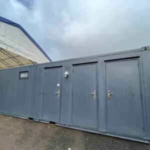 Toilet Block + Shower 24 x 9 Ft | 4 + 1 Toilet | Separate Shower Room - M-W Containers
