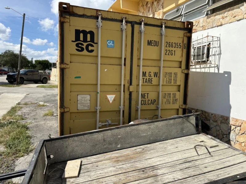 Used 20ft Conex Shipping / Storage Container - Yellow/Gold - Priced to Sell! - First Choice Shipping Containers Used 20ft Conex Shipping / Storage Container - Yellow/Gold - Priced to Sell! used 20ft conex container for sale at AnchorBox (view 3)