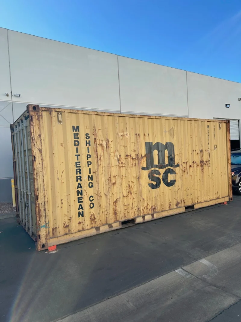 Used 20ft Conex Shipping / Storage Container - Yellow/Gold - Priced to Sell! - First Choice Shipping Containers Used 20ft Conex Shipping / Storage Container - Yellow/Gold - Priced to Sell! used 20ft conex container for sale at AnchorBox (view 5)
