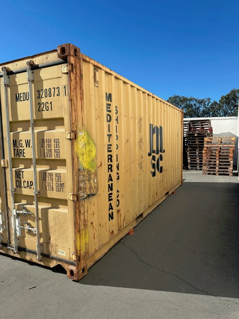 Used 20ft Conex Shipping / Storage Container - Yellow/Gold - Priced to Sell! - First Choice Shipping Containers Used 20ft Conex Shipping / Storage Container - Yellow/Gold - Priced to Sell! used 20ft conex container for sale at AnchorBox (view 7)