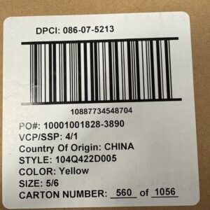 Disney Princess Belle Girls Dress Mystery Box (Size 5/6) - Case Pack - 4 Dresses Per Box