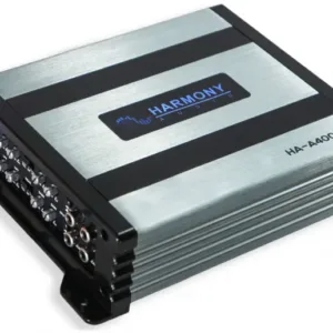 Harmony Audio HA-A400.4 Car Stereo Alloy Amp 4 Channel 800W Full Range Speaker or Sub Amplifier