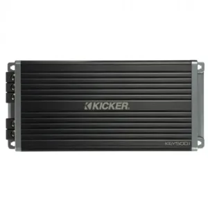 Kicker 47KEY5001 Car Audio Smart DSP Mono Sub Amplifier Easy Auto Setup Amp