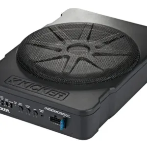 Kicker 51HS10 Car Audio Hideway Compact 10" Powered 180W Subwoofer