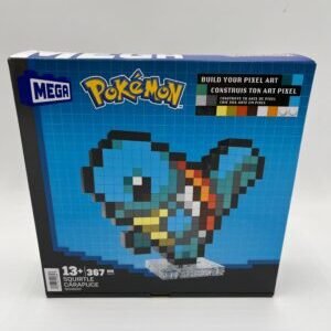 MEGA Pokémon Squirtle Pixel Art Building Kit – Case Pack of 4