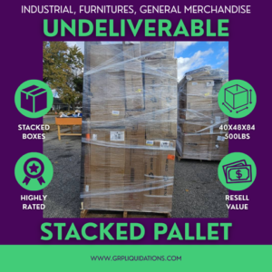 Undeliverable Stacked Pallet