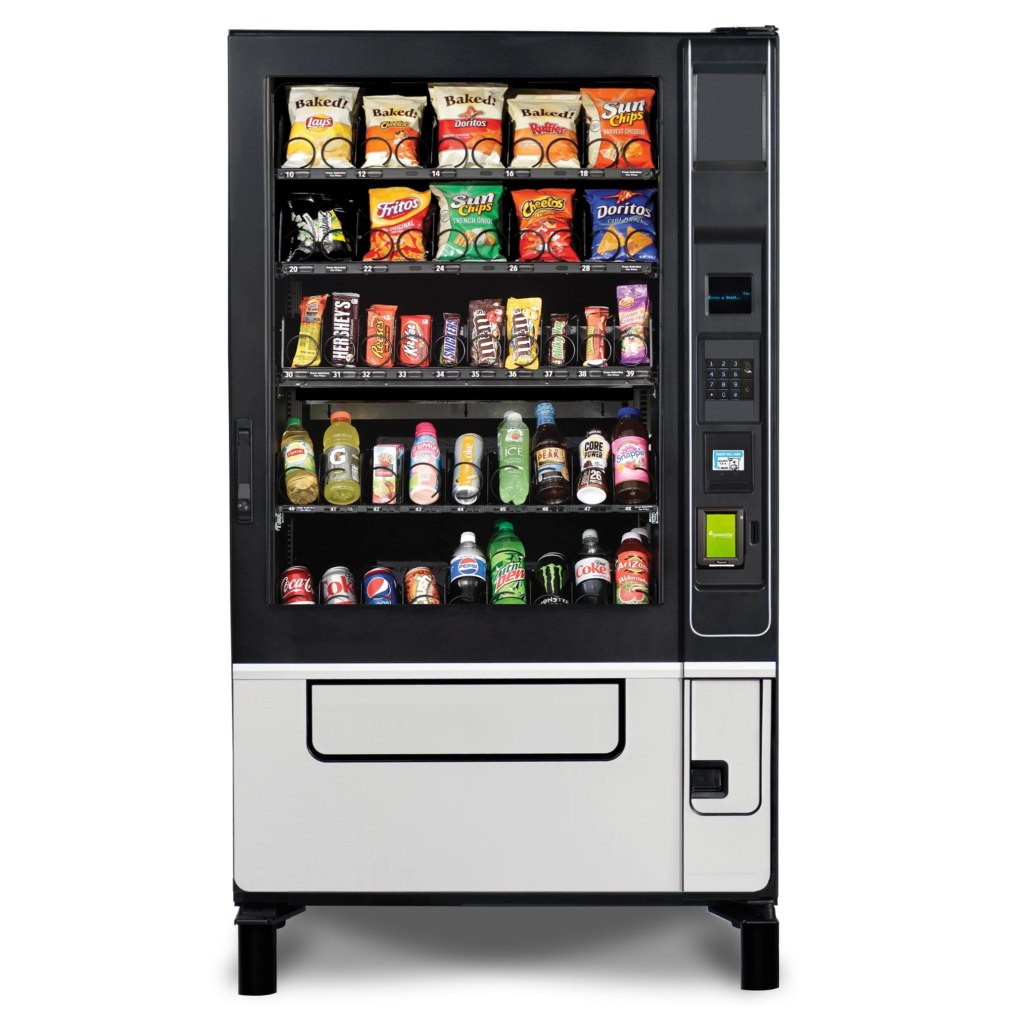 5-Wide Snack & Drink Combination Vending Machine 5-Wide Snack & Drink Combination Vending Machine