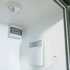 1+1 Double Mains Toilet 8Ft x 5Ft (Bottle Green), 5ft shipping container for sale at AnchorBox (view 3)