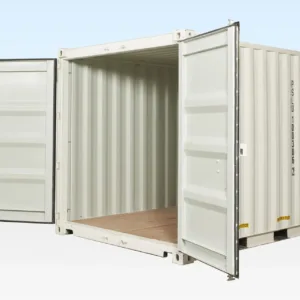 10FT X 8FT Shipping Container (One Trip) White (RAL 9003), 10 ft one trip shipping container for sale at AnchorBox (view 3)