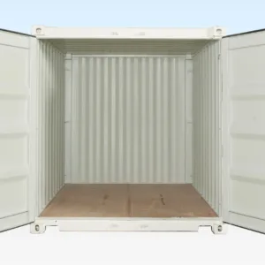 10FT X 8FT Shipping Container (One Trip) White (RAL 9003), 10 ft one trip shipping container for sale at AnchorBox (view 2)