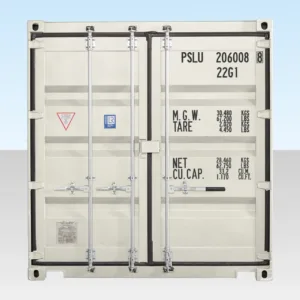 20FT Shipping Container White (RAL 9003), white 20ft shipping container for sale at AnchorBox (view 3)