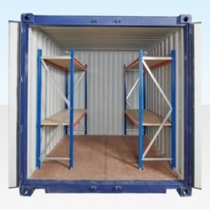 Adjustable, Heavy Duty Two Tier Container Racking (Single Bay), adjustable shipping container for sale at AnchorBox (view 2)