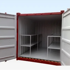 10 X 8FT Flat Floor Bunded Store, 8 ft bunded storage container for sale at AnchorBox (view 3)