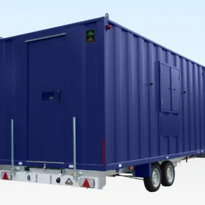 16Ft x 7Ft 6in Mobile Canteen Cabin, 16ft shipping container for sale at AnchorBox (view 3)
