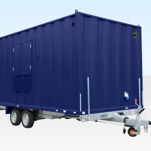 16Ft x 7Ft 6in Mobile Canteen Cabin, 16ft shipping container for sale at AnchorBox (view 2)