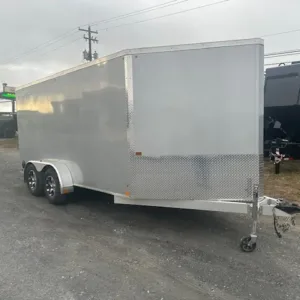 2022 Nitro 7×14 Snowmobile Trailer, 7x14 contractor trailer for sale at AnchorBox (view 4)