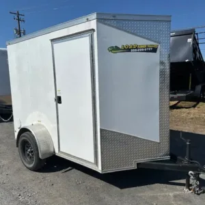 Fast 5 x 8 Cargo Enclosed Trailer for sale at AnchorBox Containers
