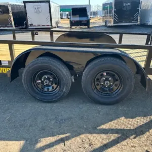 Big Tex 7 x 20 Landscape Utility Trailer Ramp Gate, ramp 7x20 utility trailer for sale at AnchorBox (view 2)