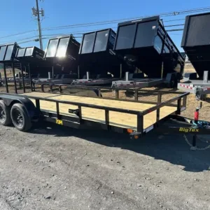 Big Tex 7 x 18 Landscape Utility Trailer 7K Ramp Gate, ramp 7x18 utility trailer for sale at AnchorBox (view 4)