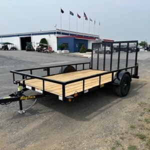 Big Tex 7 x 12 Landscape Utility Trailer - Rear Ramp Gate, big 7x12 utility trailer for sale at AnchorBox (view 4)