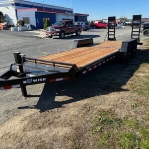 BWise 7 x 22 Heavy Duty Equipment Trailer - Ladder Ramps, 7x22 equipment trailer for sale at AnchorBox (view 4)