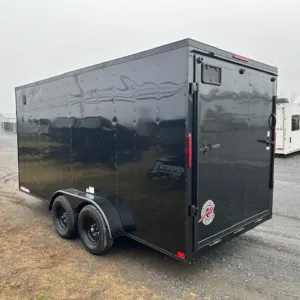 Homesteader 7 x 16 V-Nose Enclosed Cargo Trailer, homesteader 7x16 enclosed car hauler for sale at AnchorBox (view 3)