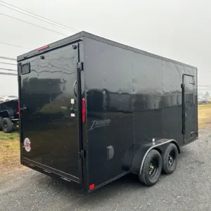 Homesteader 7 x 16 V-Nose Enclosed Cargo Trailer, homesteader 7x16 enclosed car hauler for sale at AnchorBox (view 4)