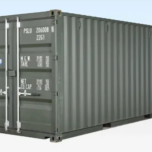New Dark Green 20ft Shipping Container for sale at AnchorBox Containers