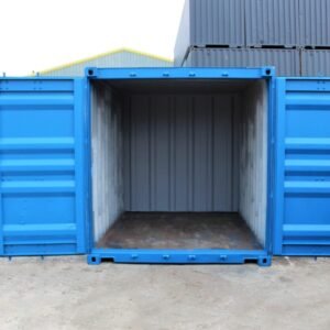 10ft New Shipping Container Blue, blue 10ft shipping container for sale at AnchorBox (view 2)