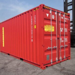 20ft High Cube Shipping Container (Red), red 20ft high cube shipping container for sale at AnchorBox (view 4)