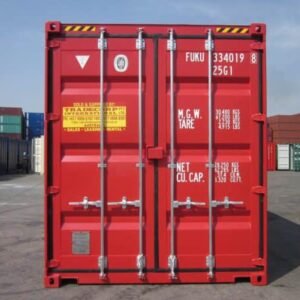 20ft High Cube Shipping Container (Red), red 20ft high cube shipping container for sale at AnchorBox (view 2)