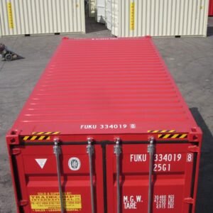 20ft High Cube Shipping Container (Red), red 20ft high cube shipping container for sale at AnchorBox (view 5)