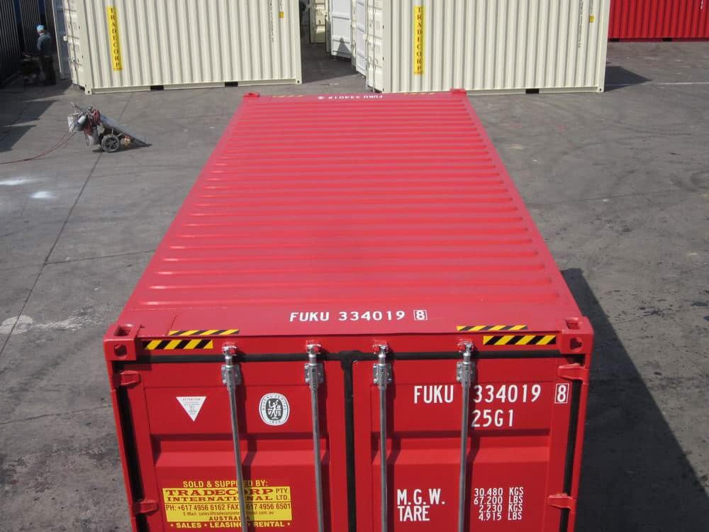 20ft High Cube Shipping Container (Red) 20ft High Cube Shipping Container (Red), red 20ft high cube shipping container for sale at AnchorBox (view 5)