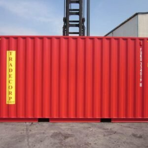 20ft High Cube Shipping Container (Red), red 20ft high cube shipping container for sale at AnchorBox (view 3)