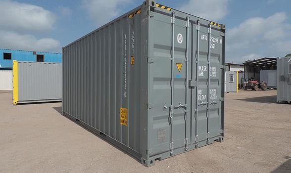 New 20ft Shipping Container(Grey) New New 20ft Container for sale at AnchorBox Containers
