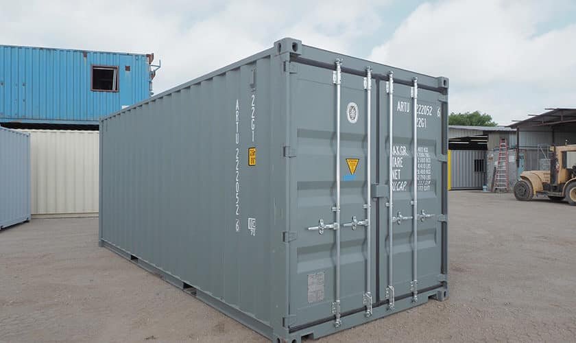 New 20ft Shipping Container(Grey) New 20ft Shipping Container(Grey), 20ft steel storage container for sale at AnchorBox (view 5)
