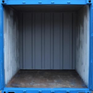 10ft New Shipping Container Blue, blue 10ft shipping container for sale at AnchorBox (view 3)