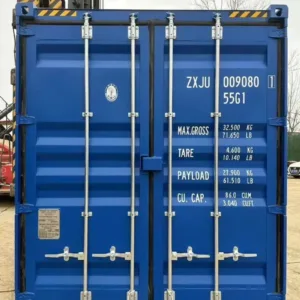 New 45‑ft High Cube Shipping Container - Bold Blue Finish, new 45ft shipping container for sale at AnchorBox (view 4)