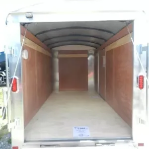Carry On 5 x 10 Enclosed Trailer Rear Ramp Door, carry 5x10 enclosed cargo trailer for sale at AnchorBox (view 2)